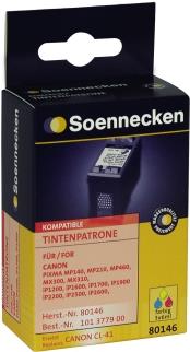 Soennecken Tintenpatrone 80146 wie Canon CL41 c/m/y (80146) von Soennecken