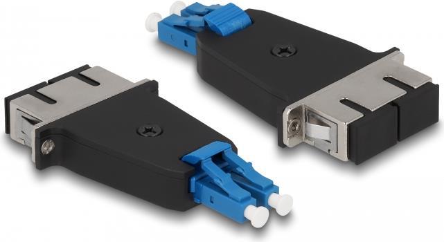 Delock - Netzwerkkoppler - LC (M) zu SC (W) - Duplex - Schwarz, Blau von Delock