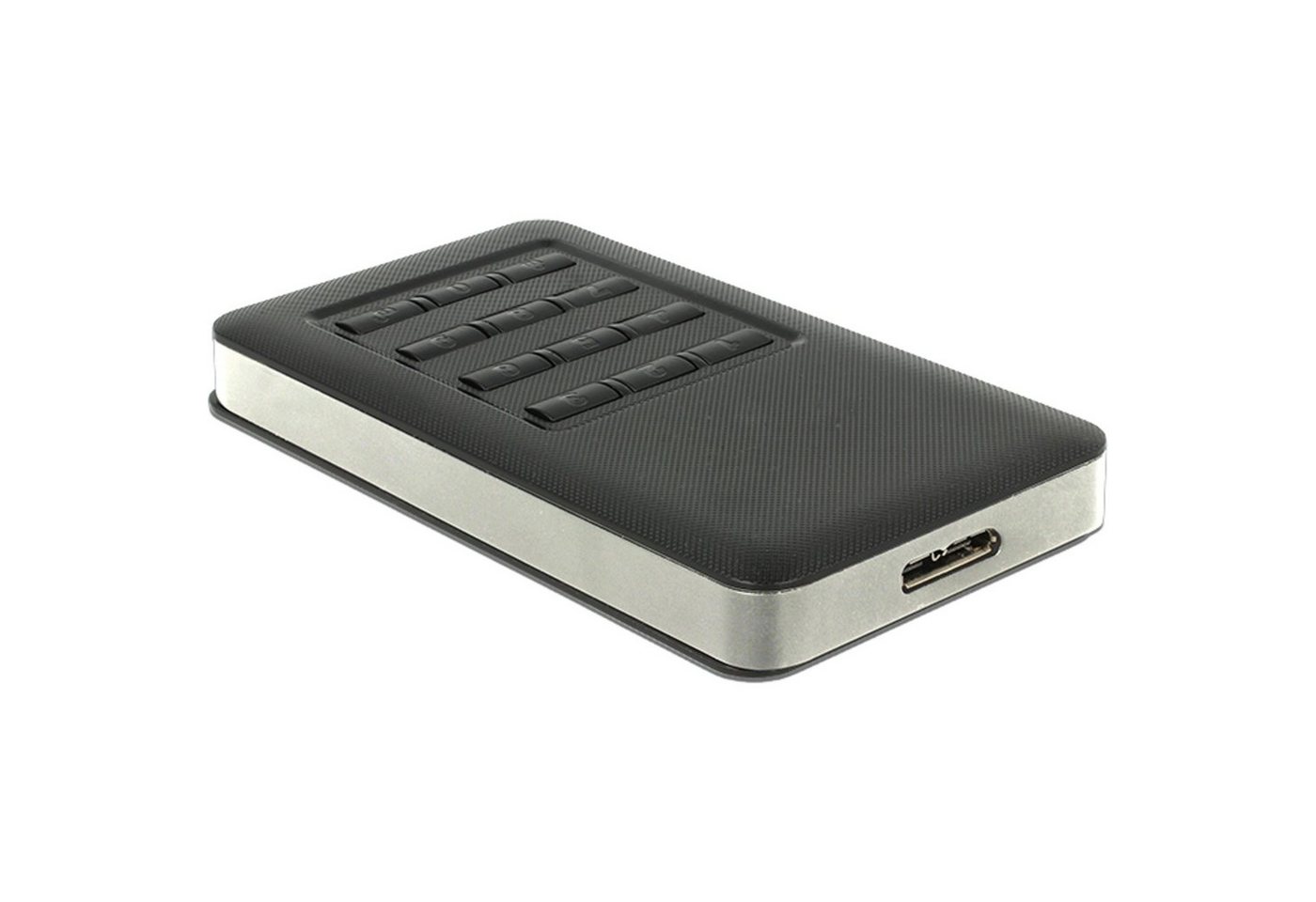 Delock PC-Gehäuse Externes Gehäuse M.2 Key B 42 mm SSD > USB 3.0 Typ Micro-B Buchse von Delock