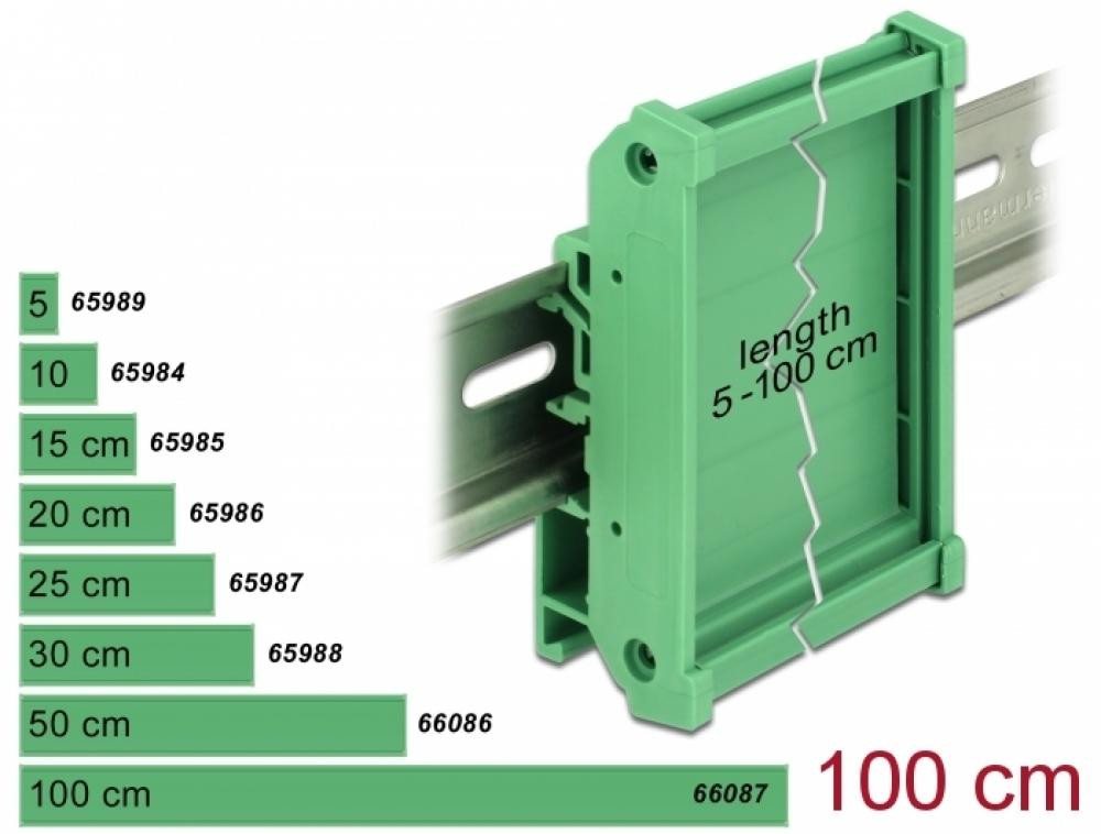 Delock PC-Gehäuse Platinenhalterung für Hutschiene 100cm lang Delock PC-Gehäuse Platinenhalterung für Hutschiene 100cm lang von Delock