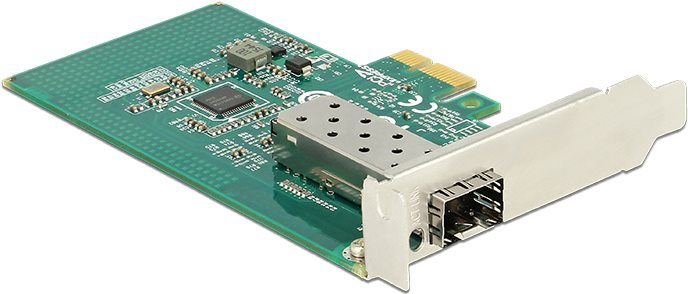 Delock PCI Express Card > 1 x SFP Slot Gigabit LAN - Netzwerkadapter - PCIe Low-Profile - Gigabit SFP x 1 Delock PCI Express Card > 1 x SFP Slot Gigabit LAN - Netzwerkadapter - PCIe Low-Profile - Gigabit SFP x 1 von Delock