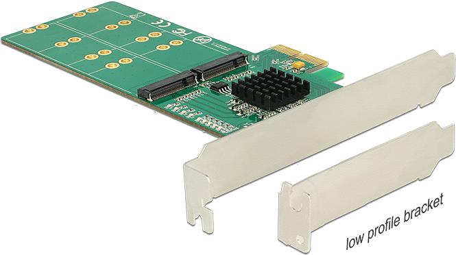 Delock PCI Express Karte > 4 x intern M.2 Key B - Low Profile Formfaktor (89588) von Delock