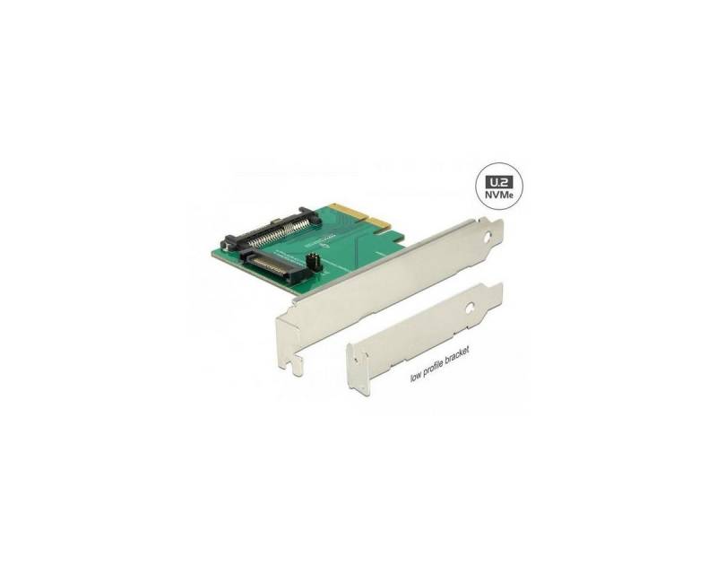 Delock PCI Express x4 Karte > 1 x intern U.2 NVMe SFF-8639 Stecker Computer-Adapter von Delock