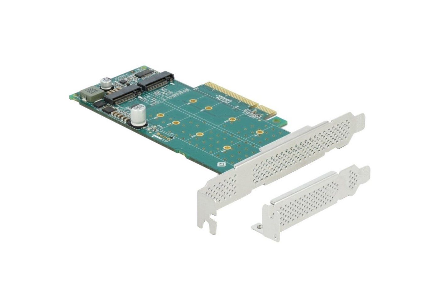 Delock DeLOCK PCI Express x8 Karte zu 2 x intern NVMe M.2 Mainboard Delock DeLOCK PCI Express x8 Karte zu 2 x intern NVMe M.2 Mainboard von Delock