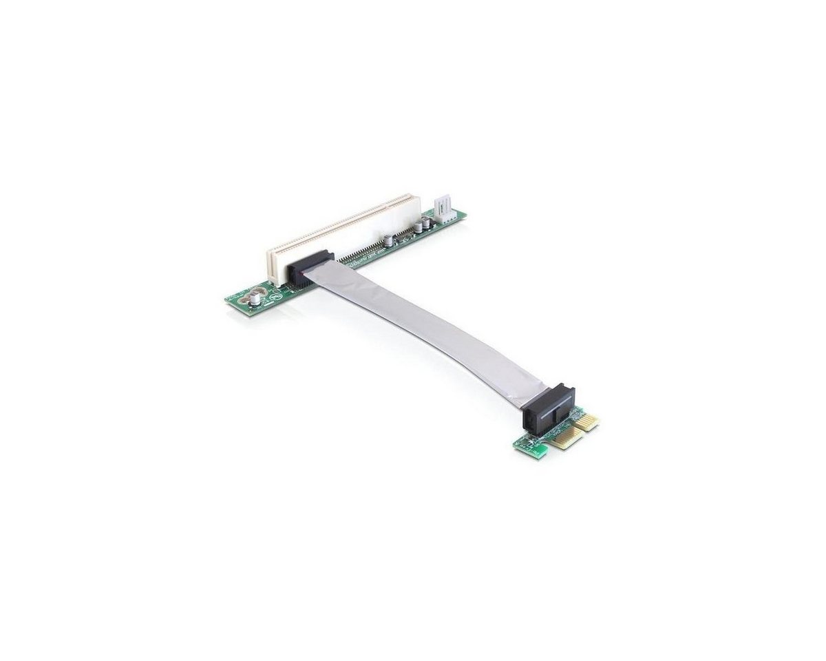 Delock Riser Karte PCI Express x1 > 1 x PCI mit flexiblem Kabel... Computer-Kabel, PCIe x1, PCIe (13,00 cm) von Delock