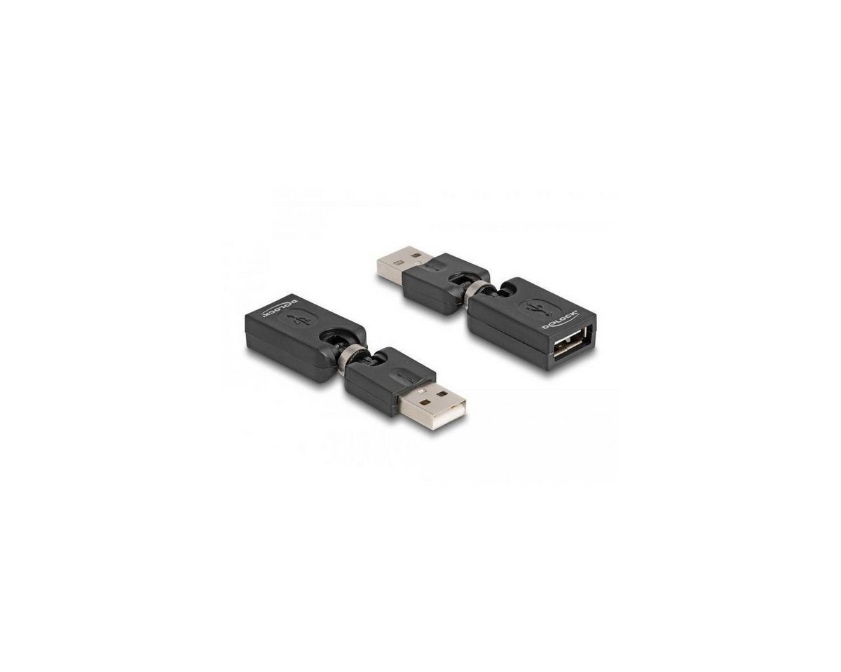 Delock Rotationsadapter USB 2.0-A Stecker zu Buchse Computer-Kabel, USB, USB von Delock