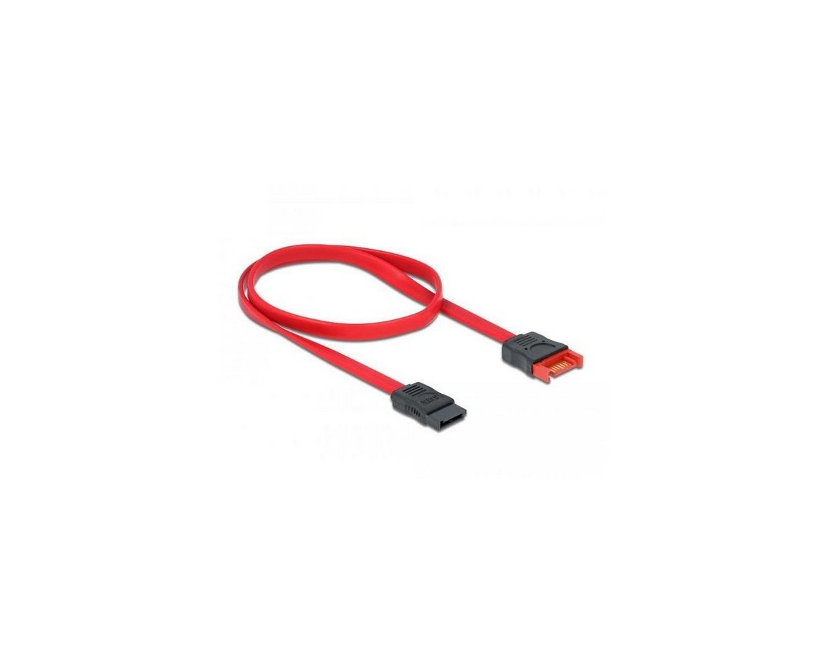 Delock SATA 6 Gb/s Verlängerungskabel 50 cm rot Computer-Kabel von Delock