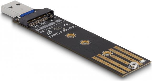 Delock - Schnittstellenadapter - M.2 - M.2 Card (PCIe NVMe & SATA) - USB 3.2 (Gen 2) von Delock
