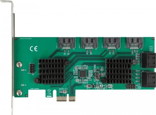 Delock - Speicher-Controller - SATA 6Gb/s - Low-Profile - PCIe 2,0 x1 (90072) von Delock
