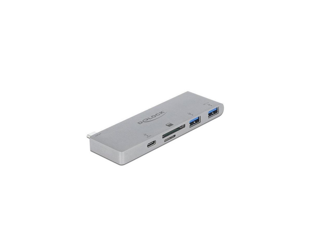 Delock Speicherkartenleser 64078 - 3-Port-Hub und 2-Slot-Kartenleser für MacBook... von Delock