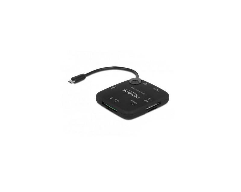 Delock Speicherkartenleser 65529 - Micro-USB-OTG-Kartenleser + 3-Port-USB-Hub von Delock