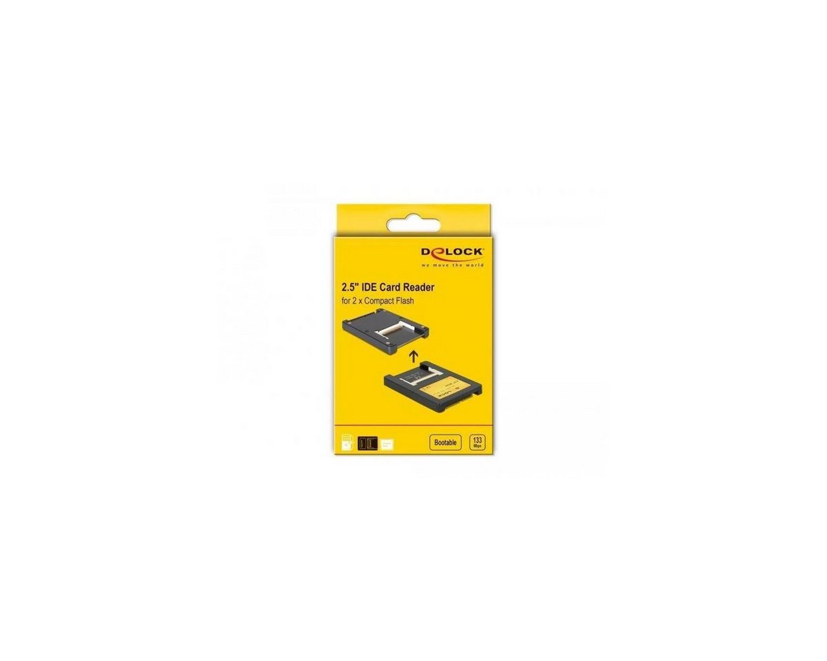 Delock Speicherkartenleser 91662 - 2.5 Card Reader IDE > 2 x Compact Flash Card" von Delock