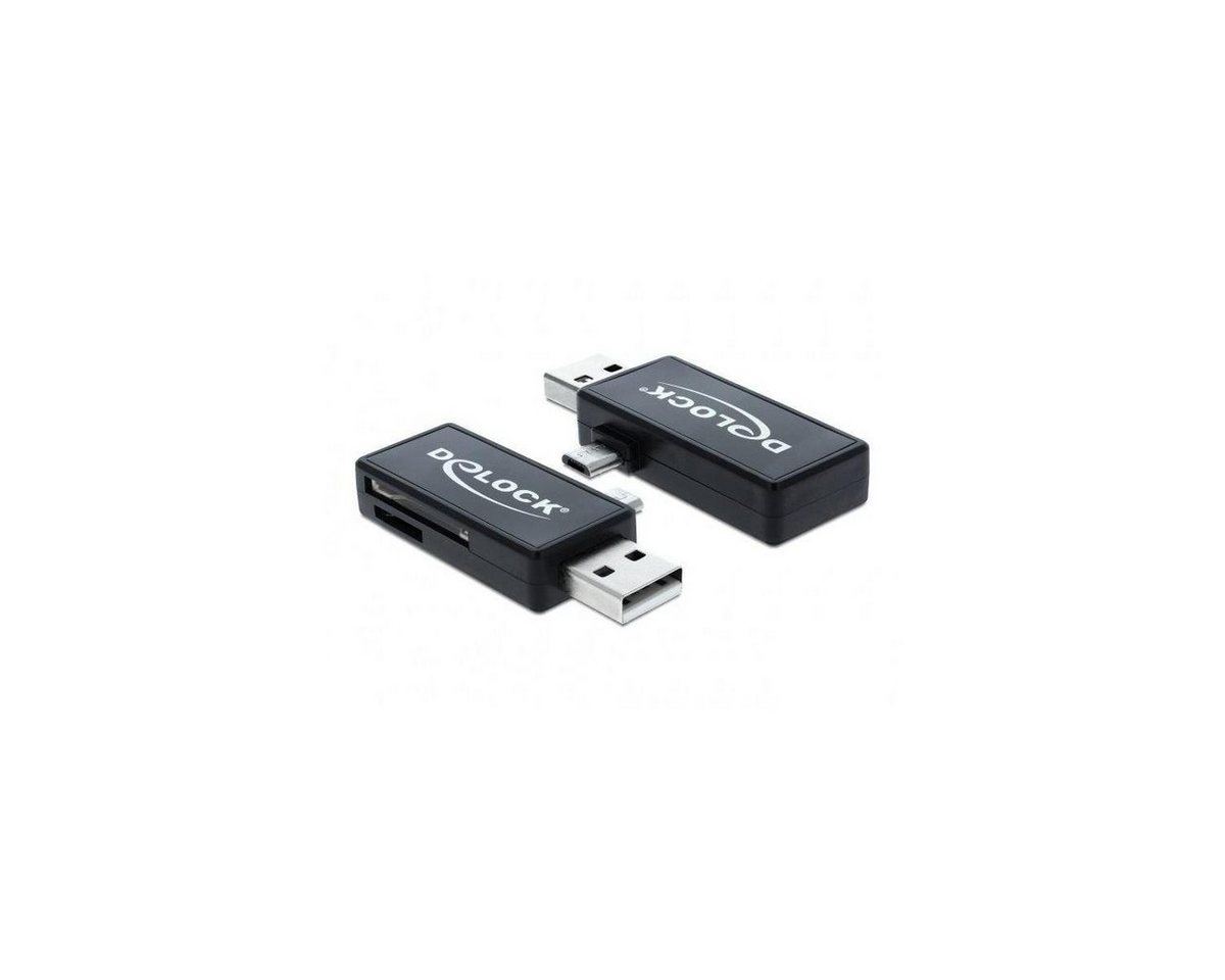 Delock Speicherkartenleser 91731 - Micro USB OTG Card Reader + USB A Stecker von Delock