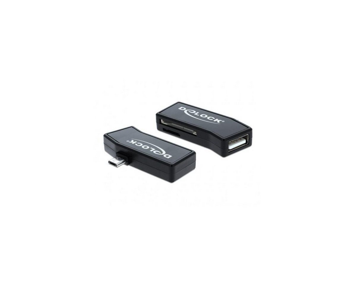 Delock Speicherkartenleser Micro USB OTG Card Reader + 1 x USB Port von Delock