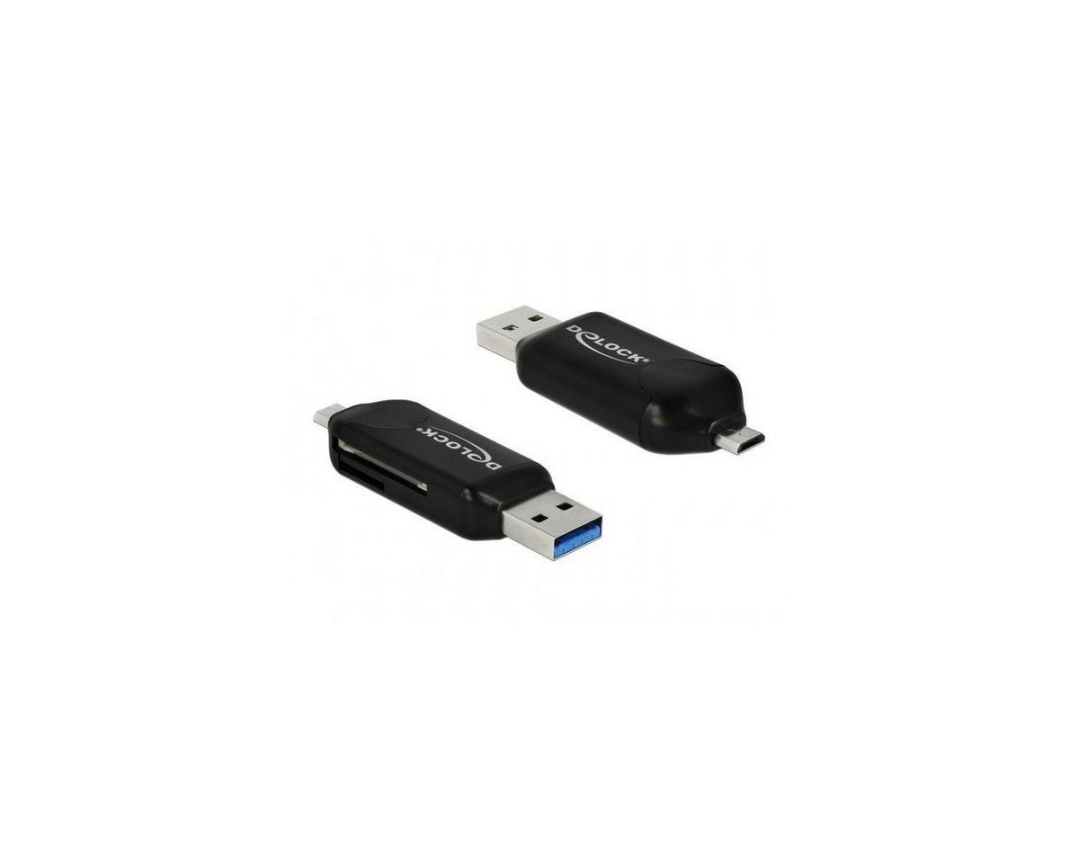 Delock Speicherkartenleser Micro USB OTG Card Reader + USB 3.0 A Stecker von Delock
