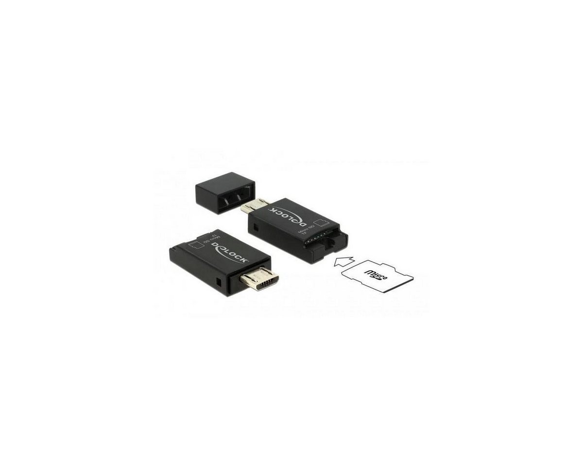 Delock Speicherkartenleser Micro USB OTG Card Reader USB 2.0 Micro-B Stecker von Delock