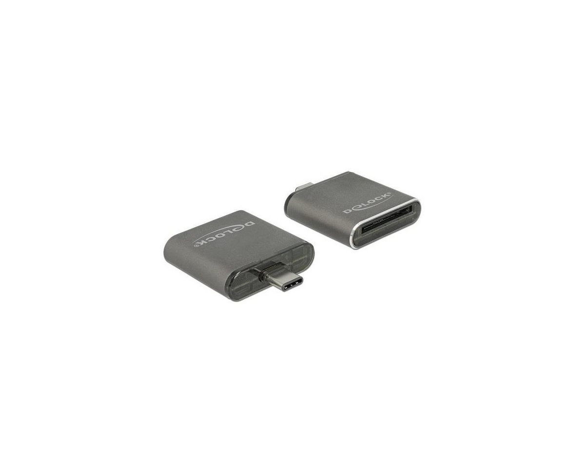 Delock Speicherkartenleser USB Type-C™ SDHC / SDXC UHS-II / MMC Single Slot Card Reader von Delock