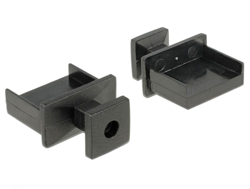Delock Staubschutz für USB Typ-A Buchse mit Griff 10 Stück schwarz Adapter Delock Staubschutz für USB Typ-A Buchse mit Griff 10 Stück schwarz Adapter von Delock