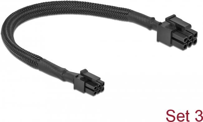 Delock - Stromkabelkit - 300 V - 4 A - Schwarz - für Apple Mac Pro (Ende 2019) (86735) von Delock