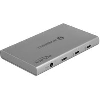Delock Thunderbolt™ 4 Hub 3 Port mit zusätzlichem SuperSpeed USB 10 Gbps 8K von Delock