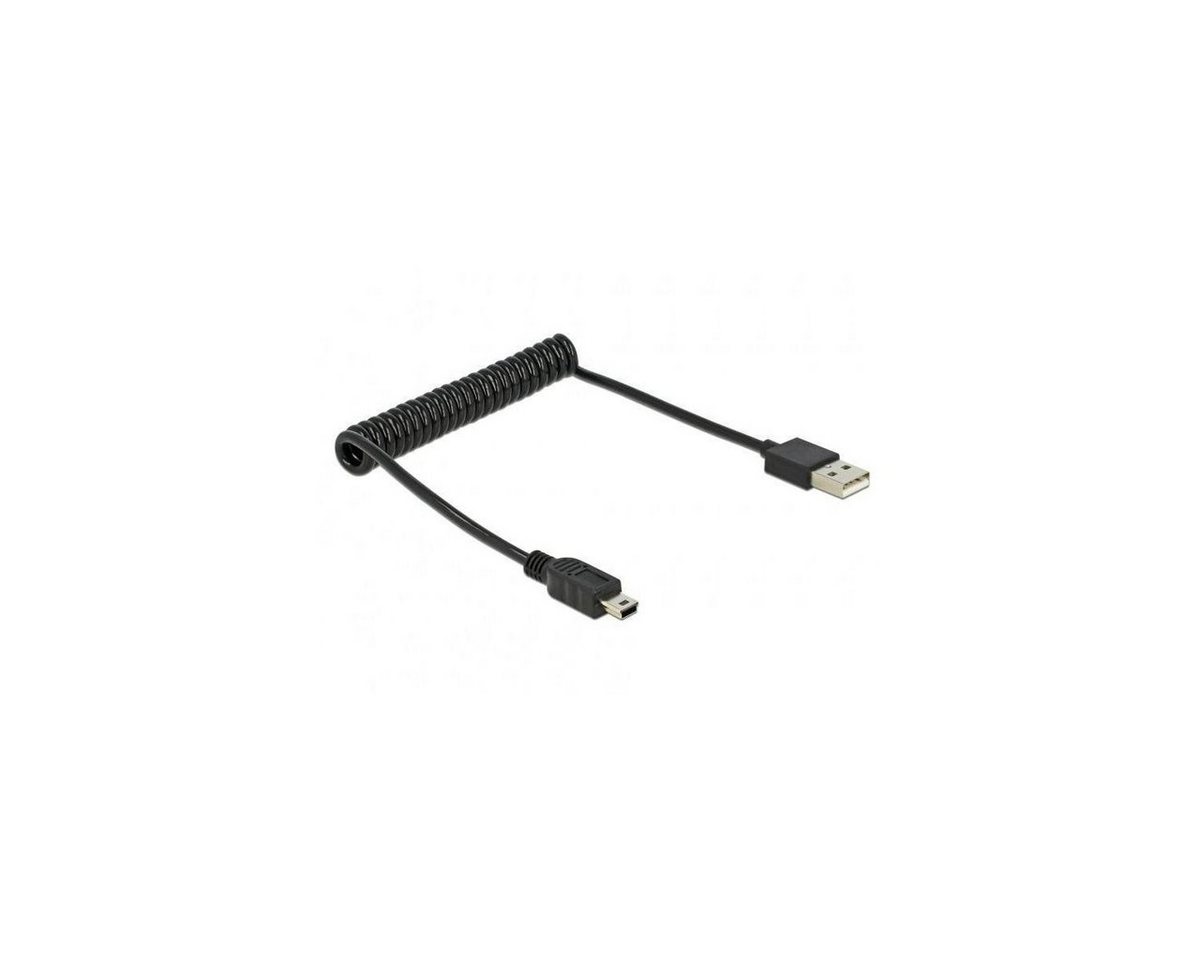 Delock USB 2.0-A Stecker > USB mini Stecker Spiralkabel Computer-Kabel, mini USB, USB von Delock