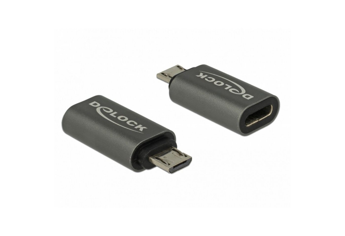 Delock USB 2.0 Adapter, Micro-USB Stecker > USB-C Buchse USB-Kabel von Delock