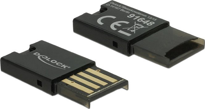 Delock USB 2.0 CardReader - Kartenleser (TransFlash, microSD, microSDHC) - USB 2.0 von Delock
