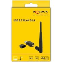 Delock USB 2.0 Dualband WLAN ac/a/b/g/n Stick 433 + 150 Mbps m. externer Antenne von Delock