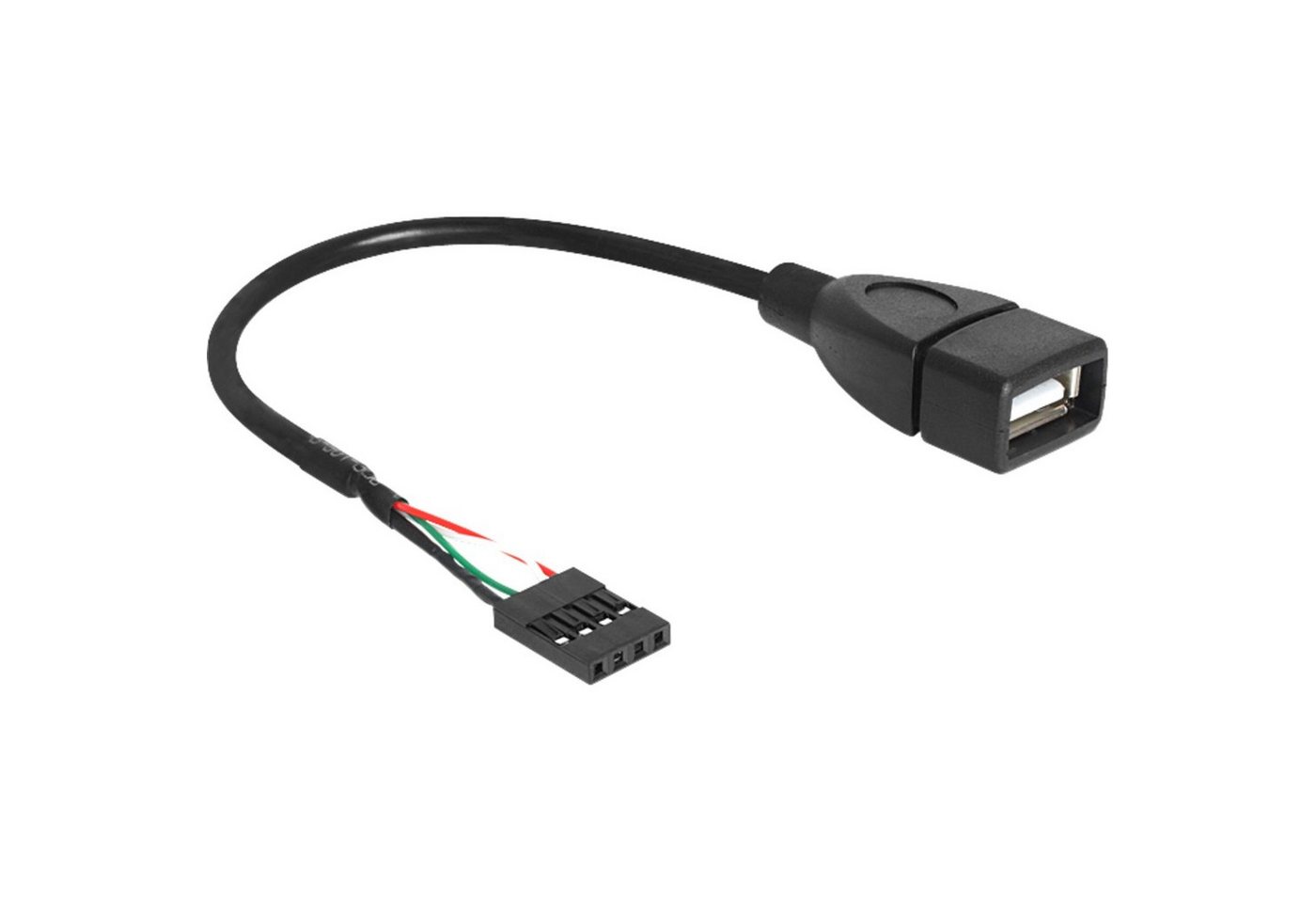 Delock DeLOCK USB 2.0 Kabel, 4 Pin Header > USB-A Buchse, Computer-Kabel Delock DeLOCK USB 2.0 Kabel, 4 Pin Header > USB-A Buchse, Computer-Kabel von Delock