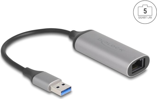 Delock USB Typ-A 5 Gigabit LAN Adapter (81571) von Delock