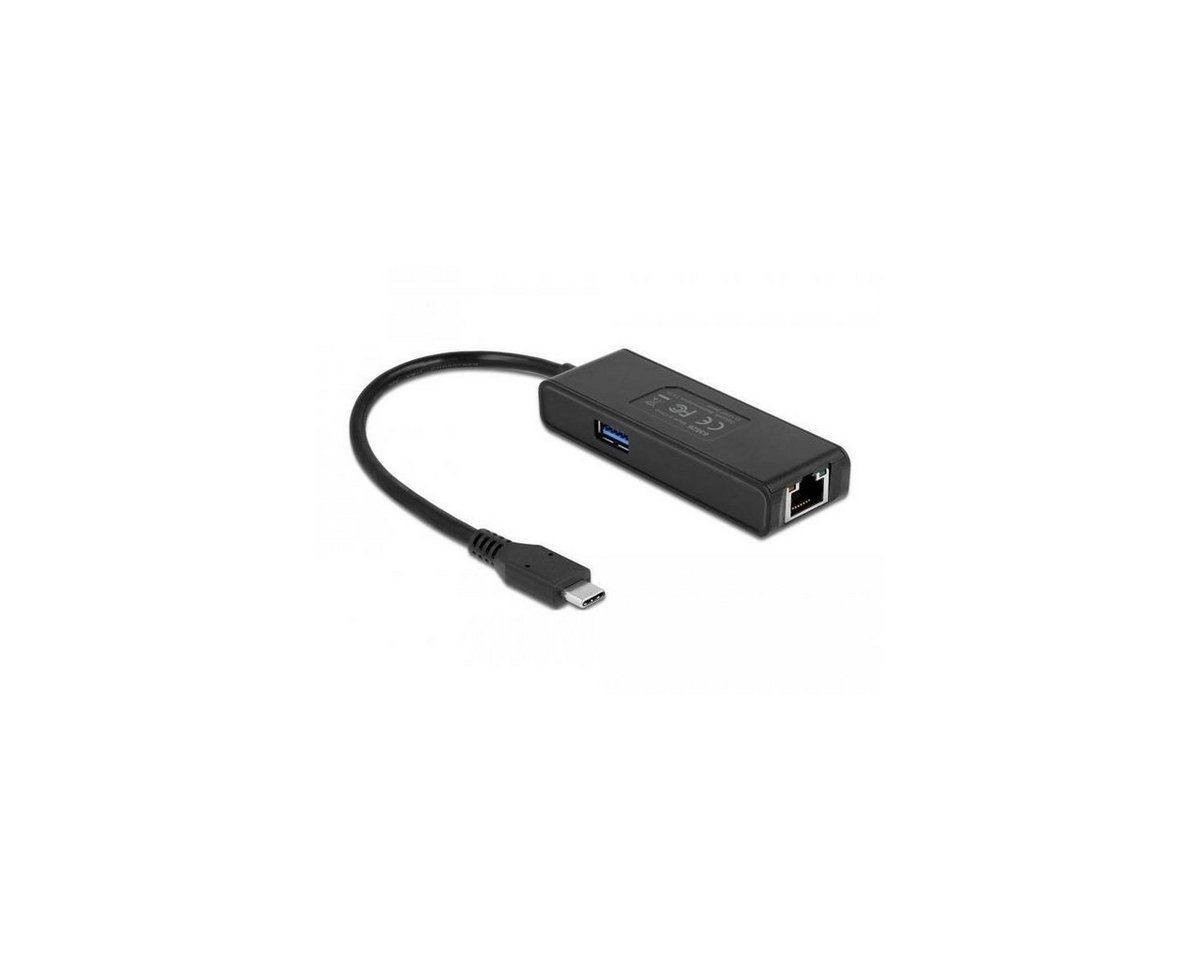 Delock USB Type-C™ Adapter zu 2,5 Gigabit LAN mit USB Typ-A Buchse Computer-Kabel, RJ45, RJ45 von Delock