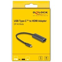 Delock USB Type-C™ Adapter zu HDMI (DP Alt Mode) 8K mit HDR Funktion Aluminium von Delock