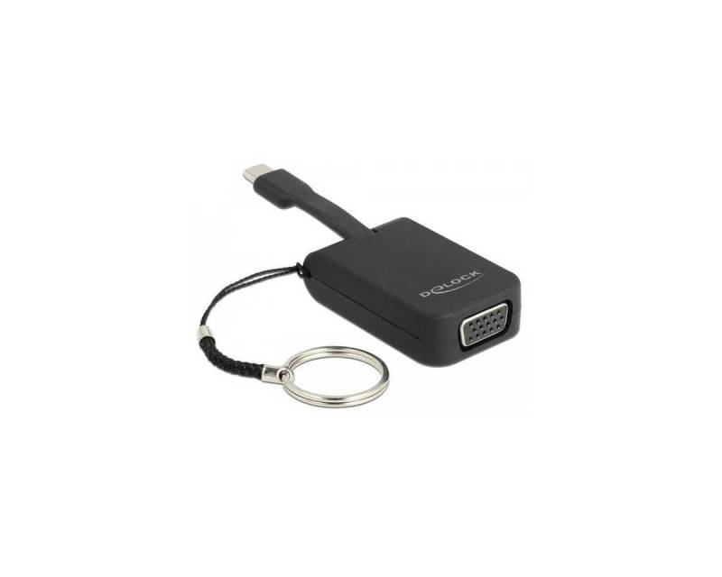 Delock USB Type-C™ Adapter zu VGA (DP Alt Mode) - Schlüsselanhänger Computer-Kabel, USB, USB von Delock