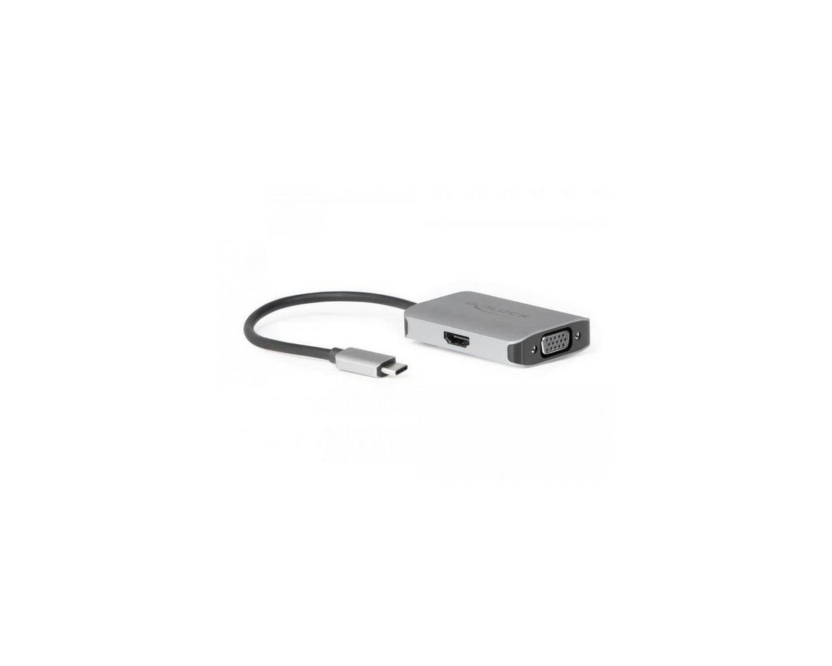 Delock USB Type-C™ Splitter (DP Alt Mode) > 1x HDMI + 1x VGA out Computer-Kabel, USB C, USB von Delock