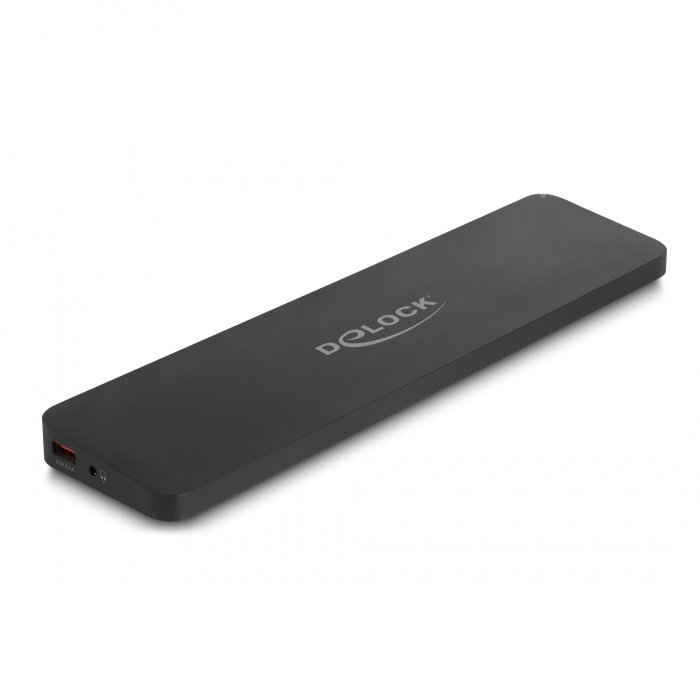 Delock USB Type-C™ Triple Display Dockingstation mit DisplayLink® 4K / USB 5 Gbps / LAN / SD / Audio / PD 80 W von Delock