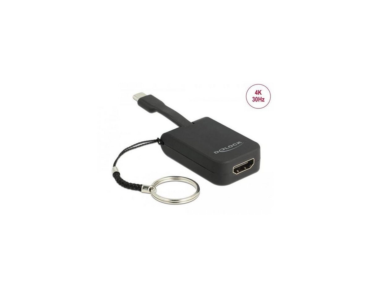 Delock USB Type-C Adapter zu HDMI (DP Alt Mode) 4K 30 Hz -... Computer-Kabel, USB C, USB (2,80 cm) von Delock