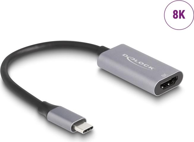 Delock ?USB Type-C Adapter zu HDMI DP Alt Mode 8K mit HDR Funktion (60021) von Delock