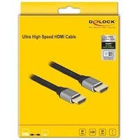 Delock Ultra High Speed HDMI Kabel 48 Gbps 8K 60 Hz grau 1 m zertifiziert von Delock