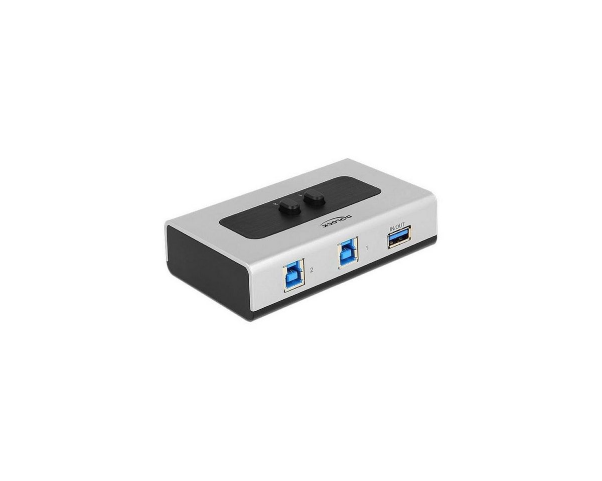 Delock Umschalter USB 3.0 2 Port manuell bidirektional Computer-Kabel, USB B, USB von Delock