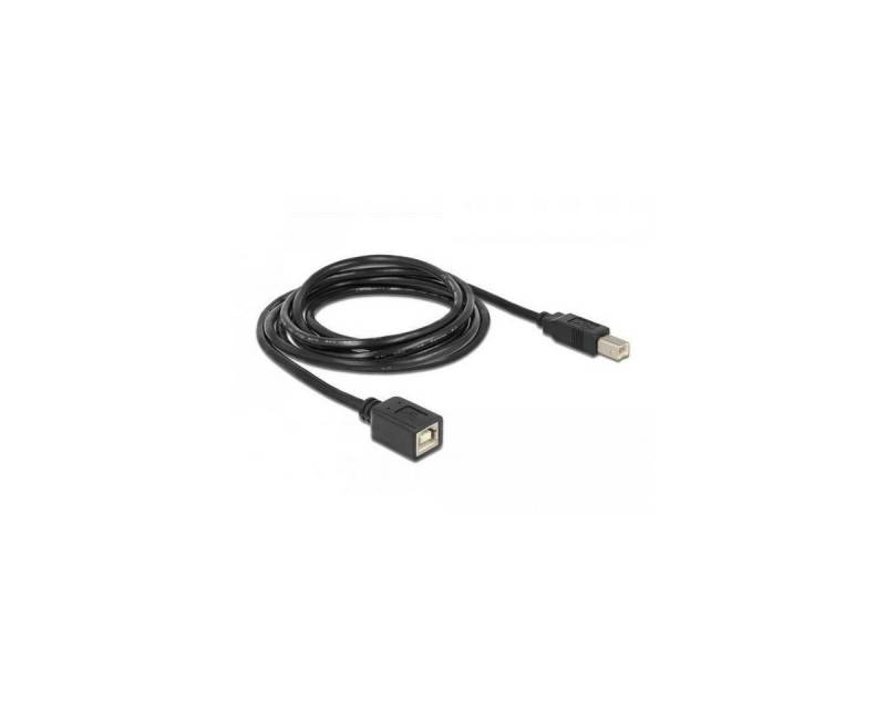 Delock Verlängerungskabel USB 2.0 B Stecker > B Buchse 2 m Computer-Kabel, USB B, USB von Delock