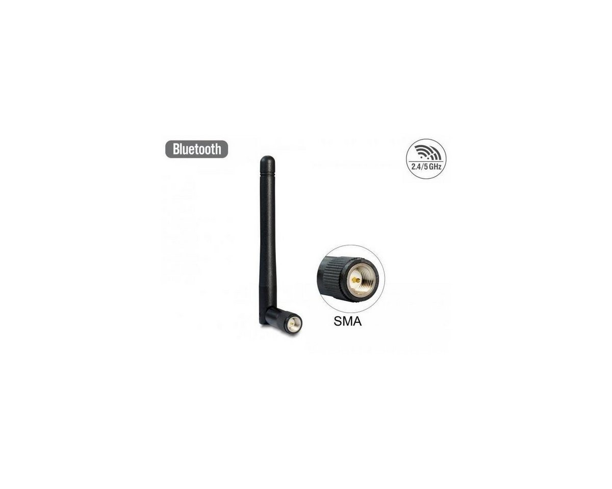 Delock WLAN 802.11 ac/a/b/g/n Antenne SMA Stecker 2 dBi... WLAN-Antenne von Delock