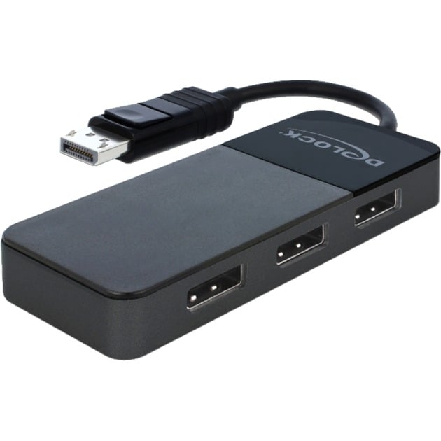 DisplayPort Splitter 1.4 1x DisplayPort > 3x DisplayPort von Delock