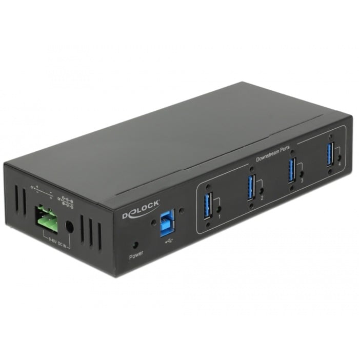 Externer Industrie Hub 4 x USB 3.0 Typ-A, USB-Hub Externer Industrie Hub 4 x USB 3.0 Typ-A, USB-Hub von Delock