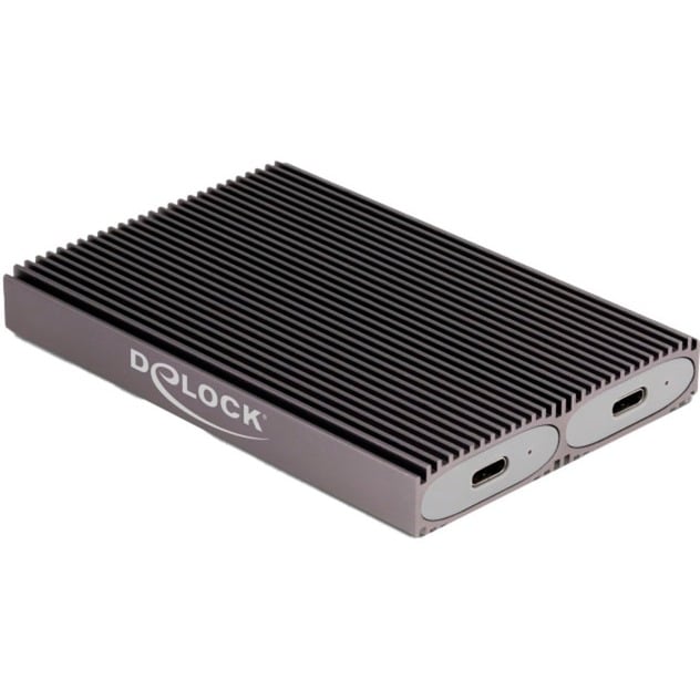 Externes USB Type-C Dual Combo Gehäuse für 2 x M.2 N, Laufwerksgehäuse von Delock