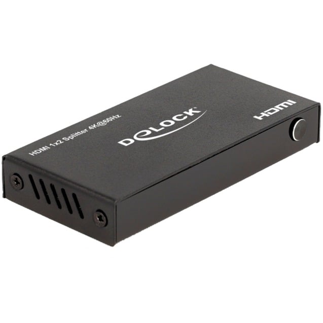 HDMI Splitter 1 x HDMI in zu 2 x HDMI out 4K 60 Hz von Delock