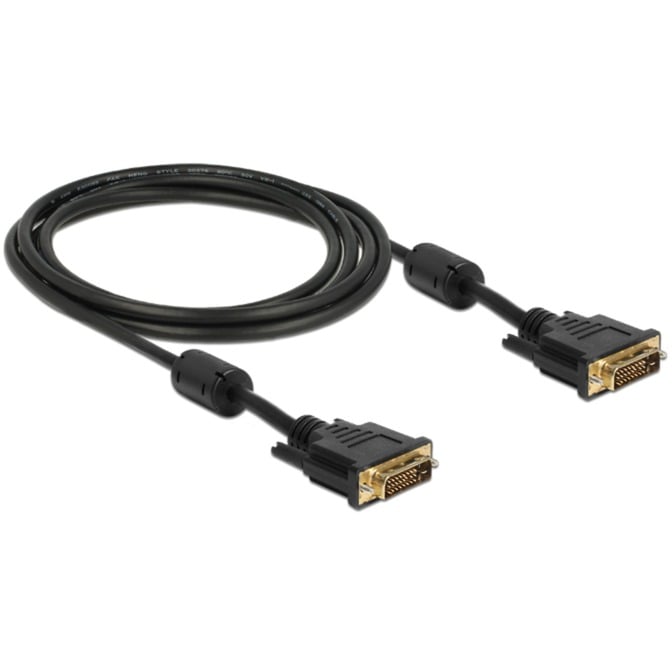 Kabel DVI-D 24+1 Stecker > DVI 24+1 Stecker Kabel DVI-D 24+1 Stecker > DVI 24+1 Stecker von Delock
