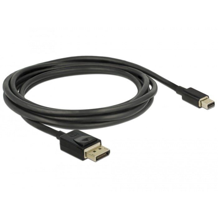 Kabel miniDisplayPort (St) > DisplayPort (St) 8K 60Hz zertifiziert von Delock