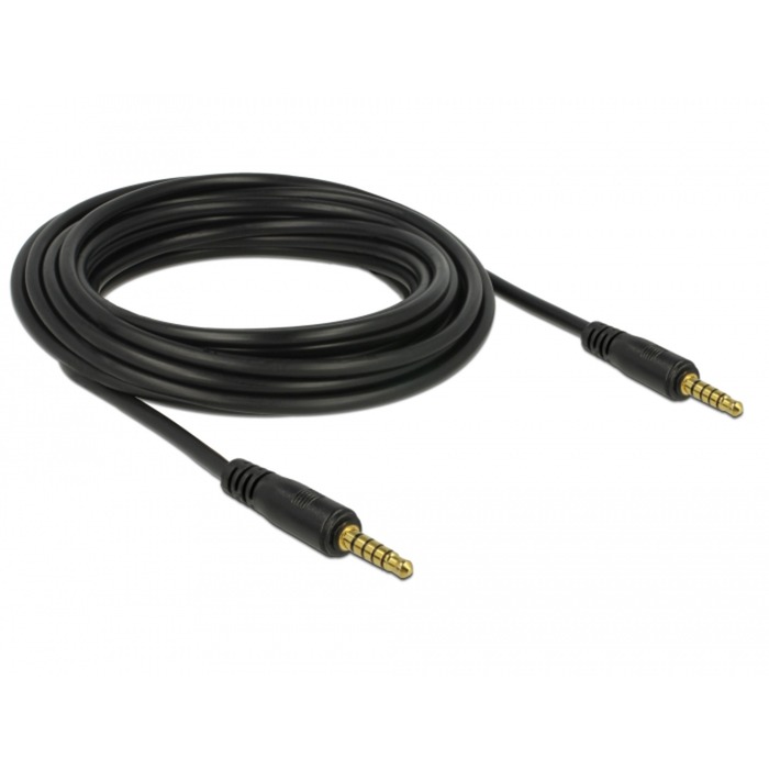 Klinkenkabel 3,5mm 5Pin (Stecker) > 3,5mm 5Pin (Stecker) von Delock