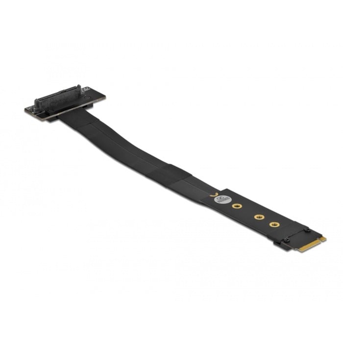 M.2 Key M zu U.2 SFF-8639 NVMe Adapter gewinkelt mit 20 cm Kabel, Schnittstellenkarte von Delock