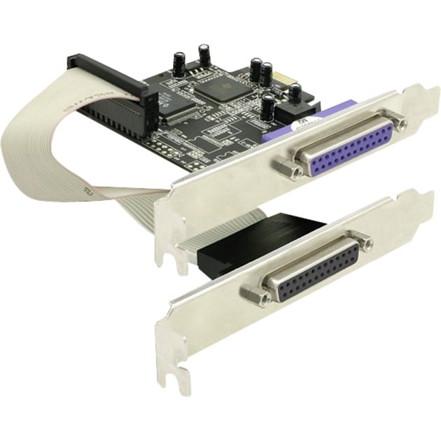 PCI Express Karte 2x Parallel, Schnittstellenkarte von Delock